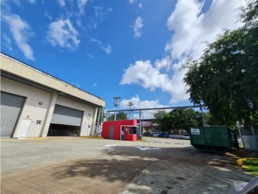 Interior warehouse ceiling metal beams skylights lighting Don Bosco Business Park
