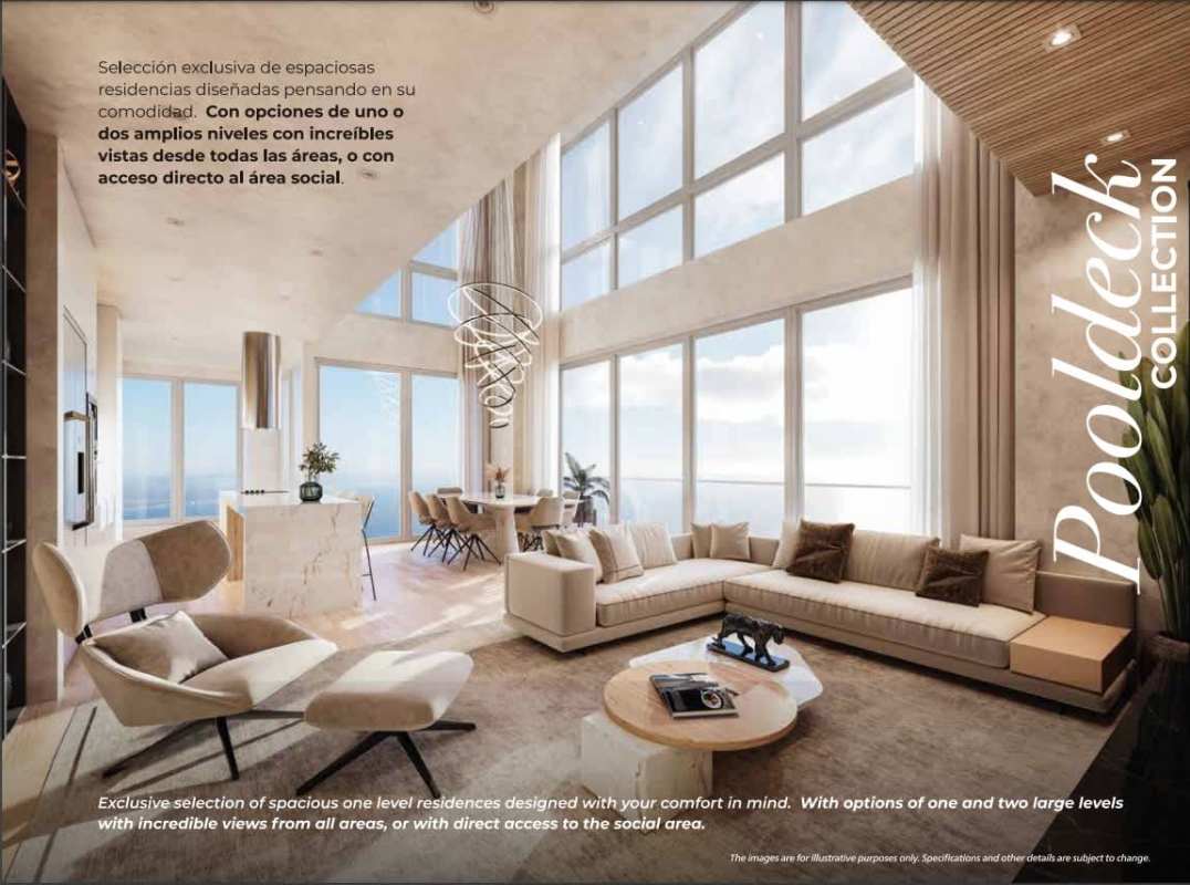 Spacious master bedroom with city views and luxury finishes in Santa Maria Towers Panama