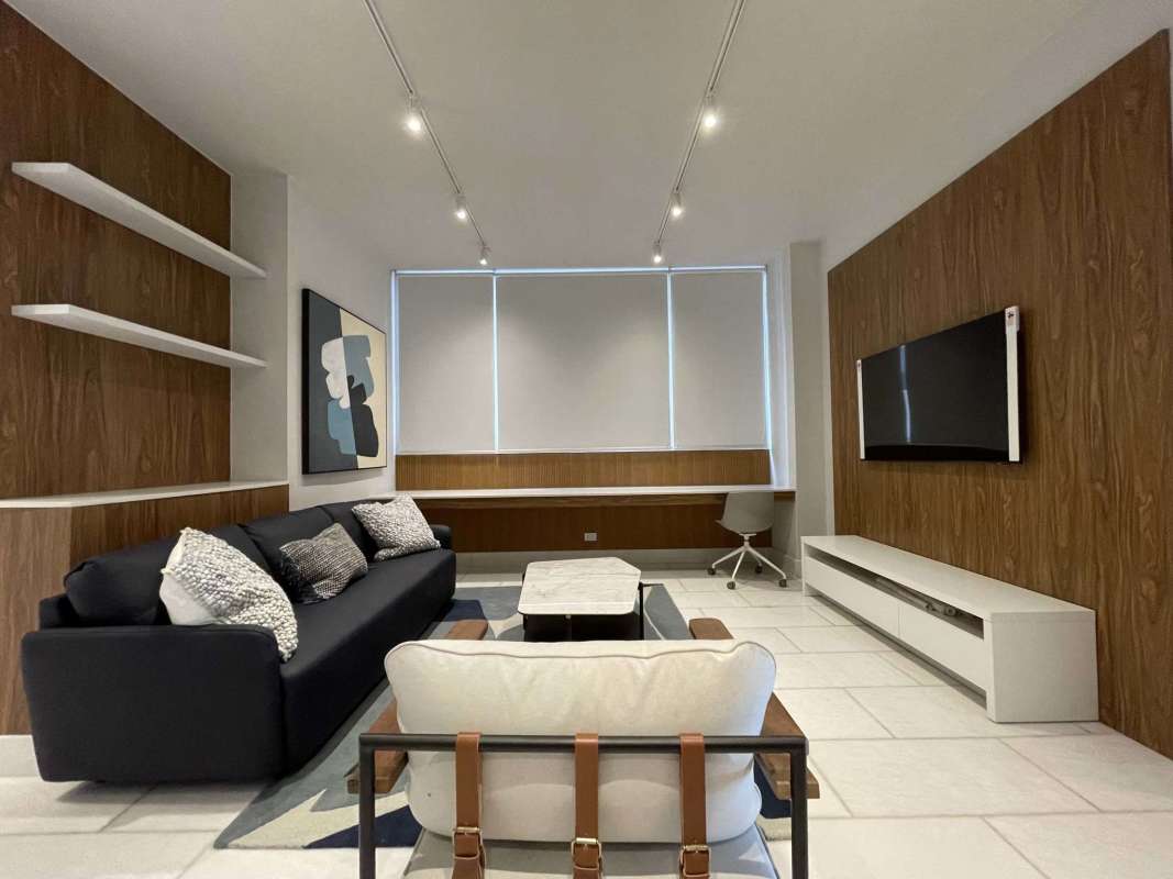 Fully equipped modern kitchen with granite counters PH The Towers Paitilla Panama City