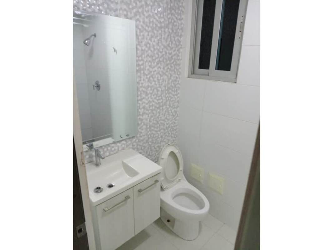 Kitchen with granite countertops and stainless appliances at PH Miró El Cangrejo Panama City