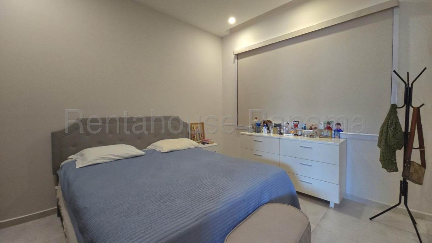 Spacious bedroom with large windows and natural light Santa Maria Panama