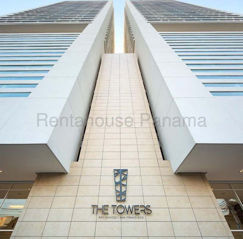 Twin luxury high-rise towers exterior PH The Towers Residences San Francisco Panama