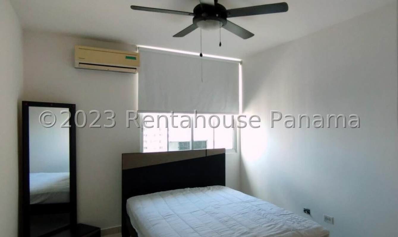 Modern bathroom glass enclosed shower granite vanity PH Costa Pacifica Punta Pacifica Panama City