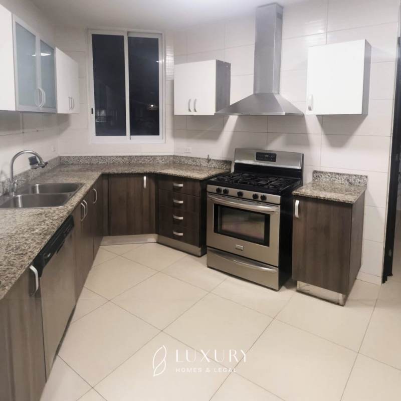 Contemporary double-height lobby with concierge desk PH Country Club Panama City Panama