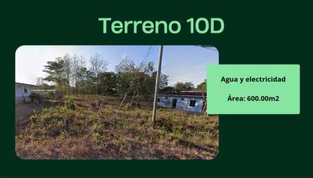 Vacant semi-cleared land for sale with electricity and water access