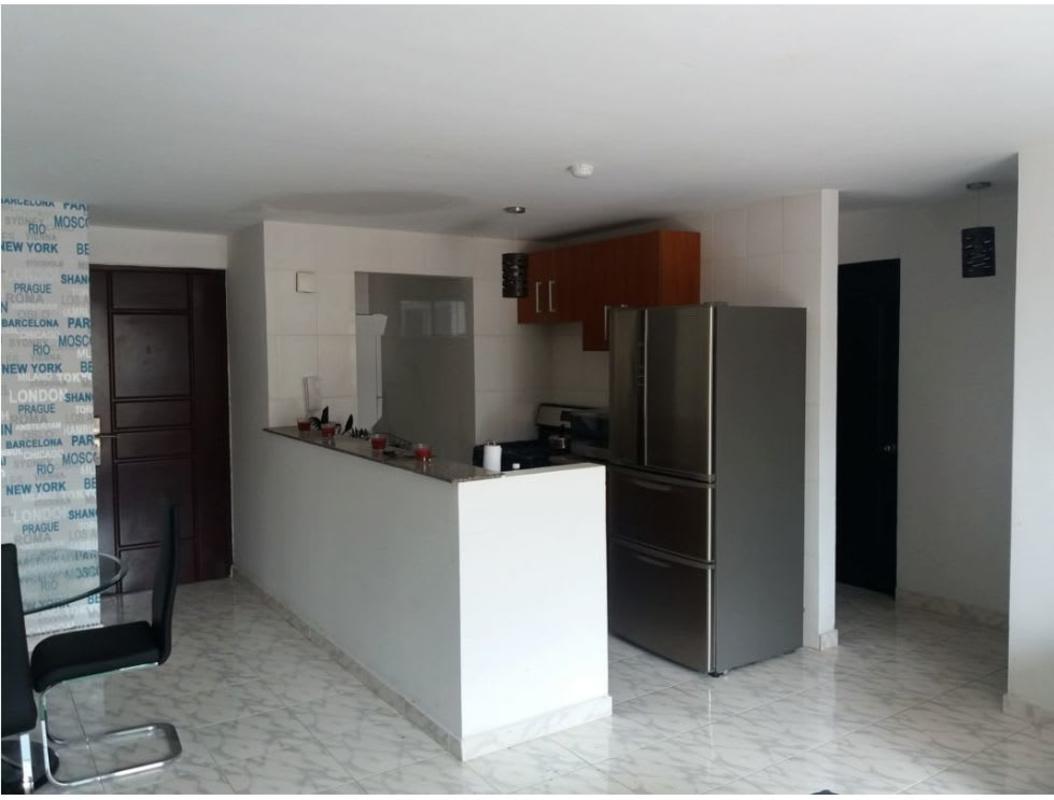 Open kitchen with granite countertop, stainless steel appliances PH Parque Lindo Parque Lefevre Panama City