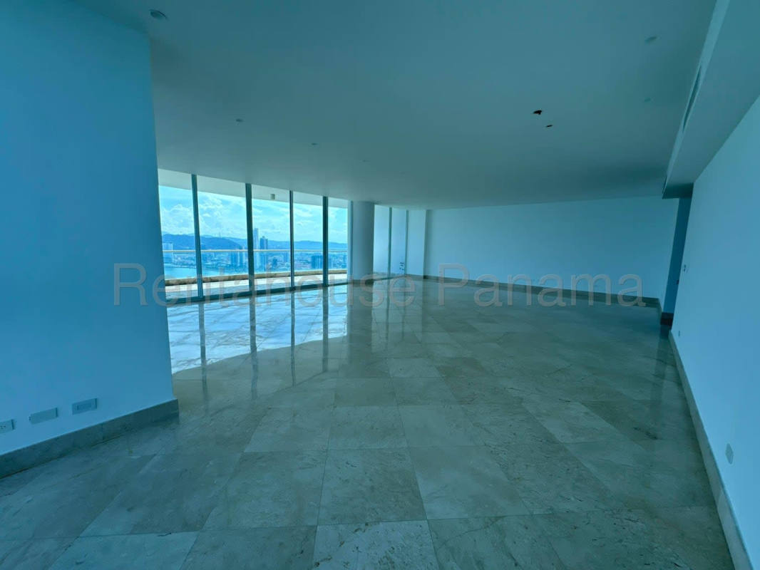 Modern luxury kitchen granite countertops stainless appliances island The Point Punta Paitilla