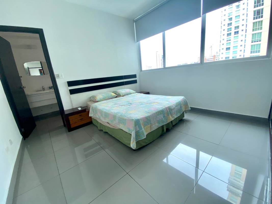 Modern bathroom with glass shower and sink PH Pacific Hills San Francisco Panama