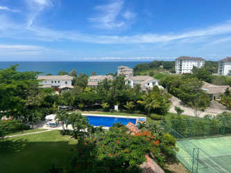 Master bedroom with private bath and balcony access Bijao Beach Club Panama