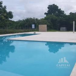 Modern residential neighborhood with contemporary houses and landscaping in Santiago Panama