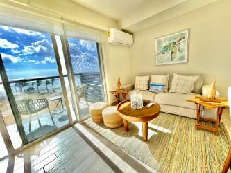 Open concept living and dining with Pacific Ocean view Playa Caracol Punta Chame