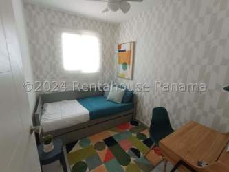 Open living dining room ceramic floor two bedroom condo Residencial LYV La Chorrera Panama