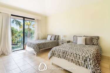 Modern kitchen with granite countertops stainless steel appliances golf apartment Panama