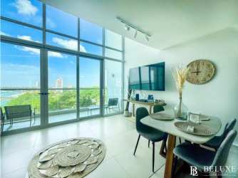 Spacious loft master bedroom with sweeping ocean views PH Bahia Playa Serena Nueva Gorgona Panama