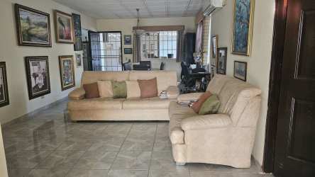 Spacious living room area traditional home in Mirador del Bosque Los Santos Panama