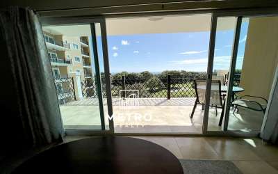 Private balcony with panoramic golf and ocean views PH El Alcazar Coronado Panama