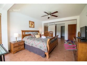 Modern kitchen with granite countertops and full appliances in villa Costa Blanca Royal Decameron Panama