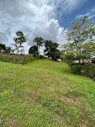 Natural hill terrain covered with grass, bushes and trees in Arraiján Panama