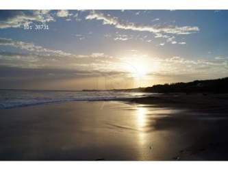 Satellite aerial image showing beachfront villa property at Playa Destiladeros in Los Santos Panama